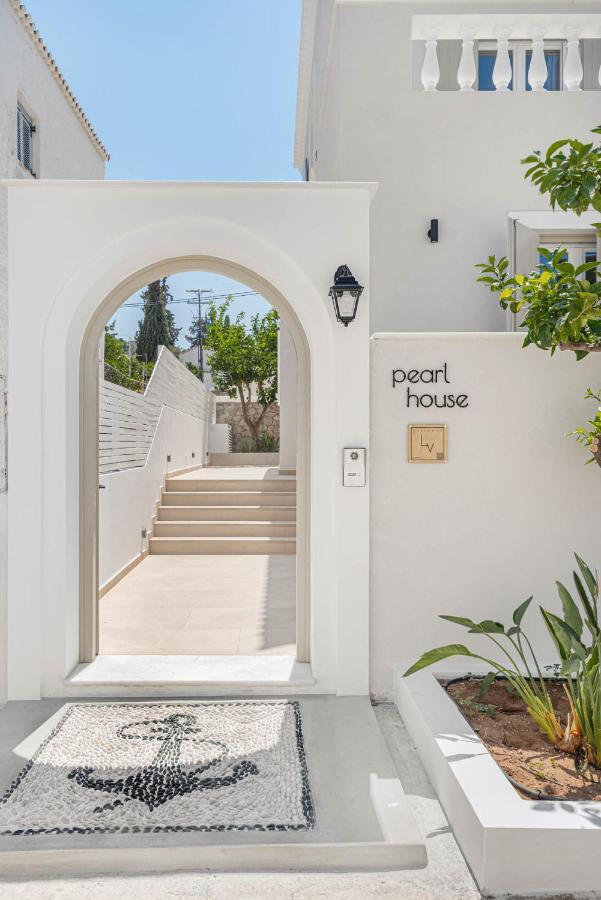 Pearl House - Luxurious New Beach Villa In Spetses Stunning View Ligoneri المظهر الخارجي الصورة